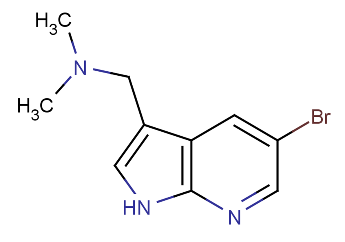 ({5-bromo-1H-pyrrolo[2,3-b]pyridin-3-yl}methyl)dimethylamine