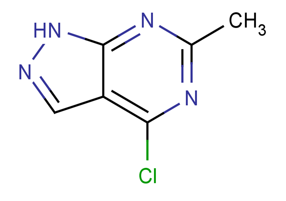 4-chloro-6-methyl-1H-pyrazolo[3,4-d]pyrimidine