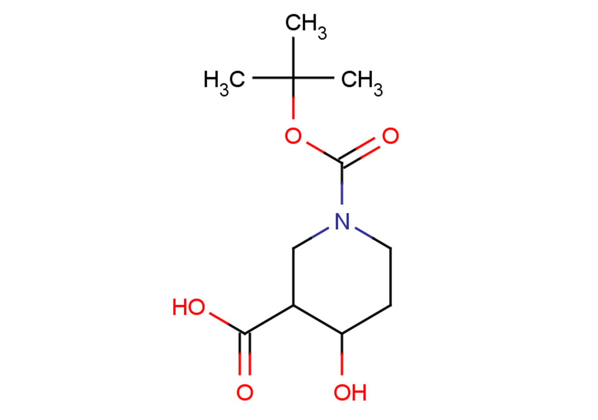 1-[(tert-butoxy)carbonyl]-4-hydroxypiperidine-3-carboxylic acid