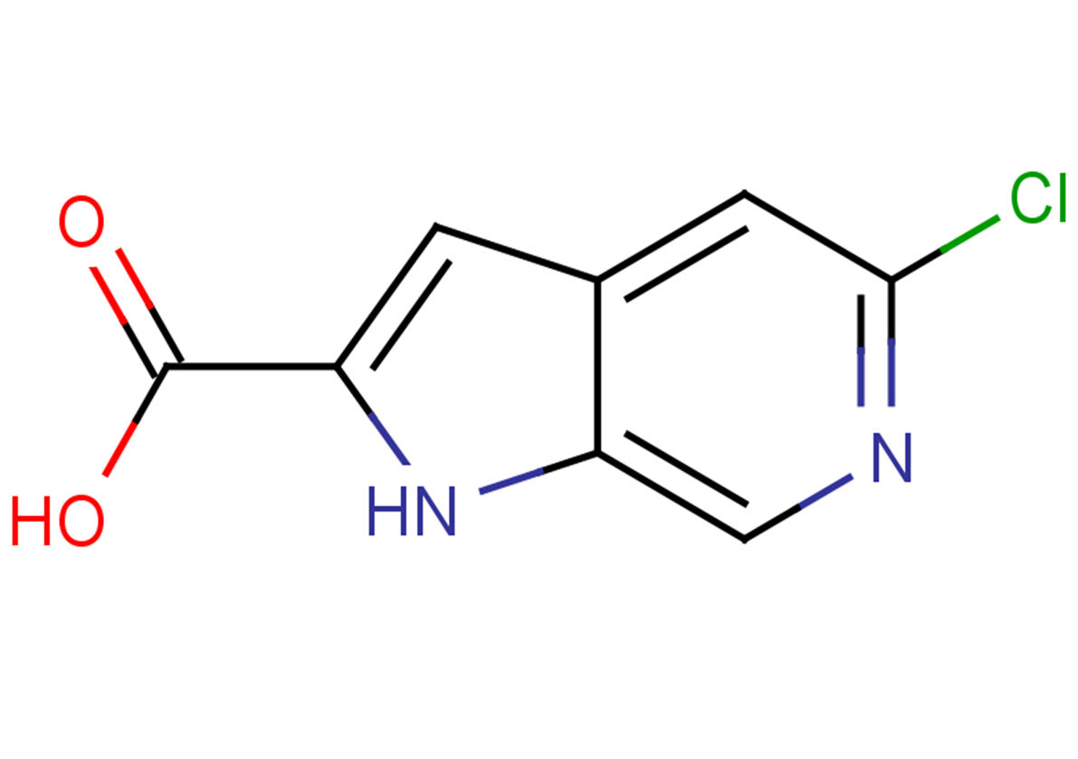 5-chloro-1H-pyrrolo[2,3-c]pyridine-2-carboxylic acid