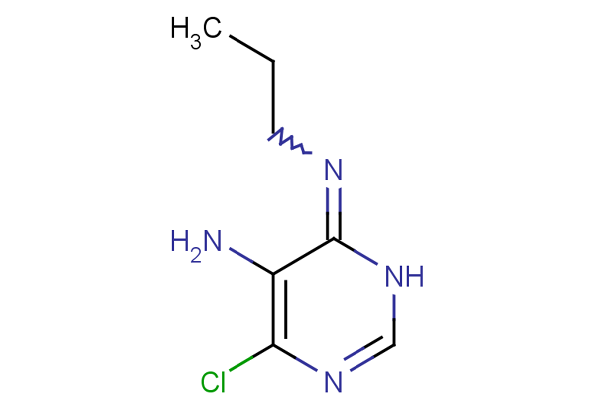 4-chloro-6-(propylimino)-1,6-dihydropyrimidin-5-amine