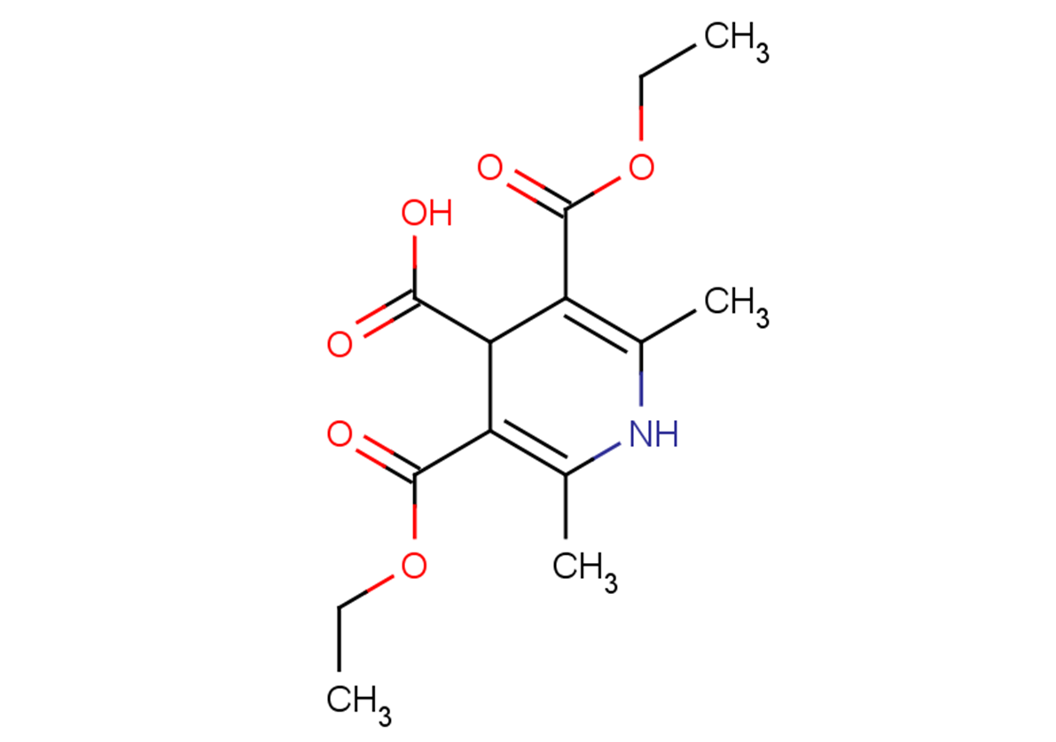 3,5-bis(ethoxycarbonyl)-2,6-dimethyl-1,4-dihydropyridine-4-carboxylic acid