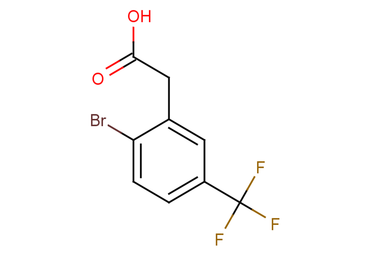 2-[2-bromo-5-(trifluoromethyl)phenyl]acetic acid