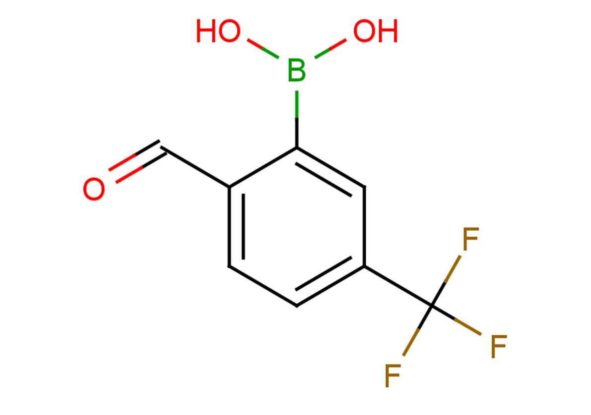2-(dihydroxyboranyl)-4-(trifluoromethyl)benzaldehyde