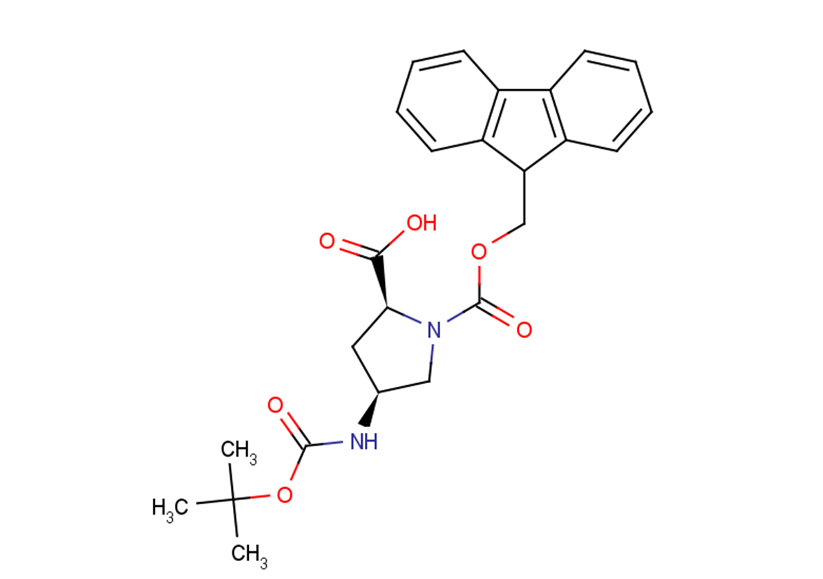 (2S,4S)-4-{[(tert-butoxy)carbonyl]amino}-1-[(9H-fluoren-9-ylmethoxy)carbonyl]pyrrolidine-2-carboxylic acid