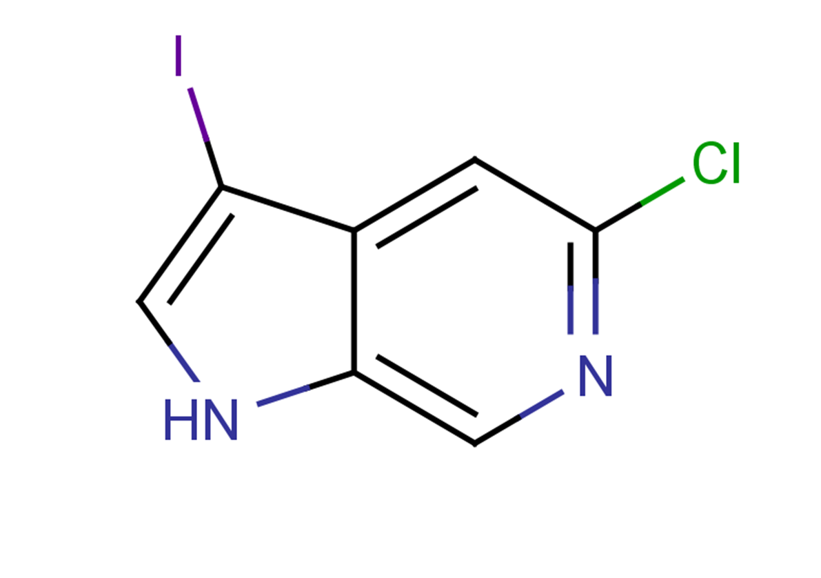 5-chloro-3-iodo-1H-pyrrolo[2,3-c]pyridine