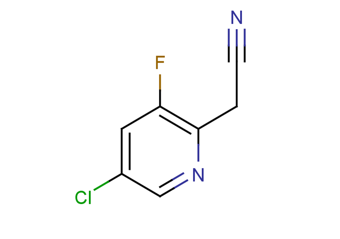 2-(5-chloro-3-fluoropyridin-2-yl)acetonitrile
