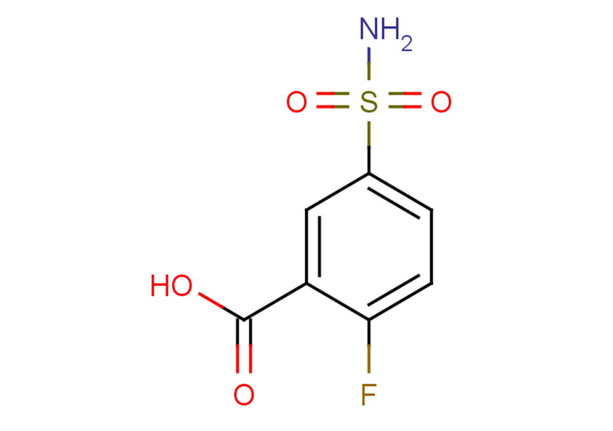 2-fluoro-5-sulfamoylbenzoic acid