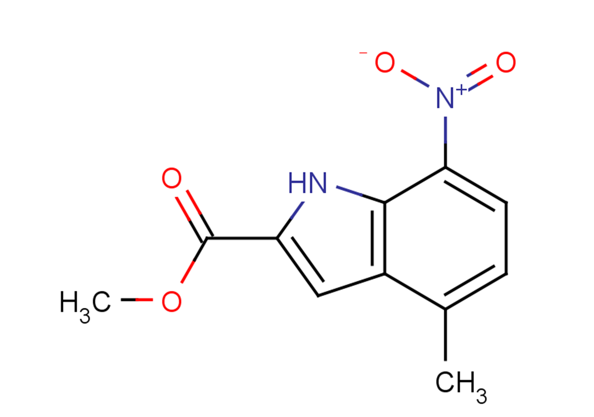 methyl 4-methyl-7-nitro-1H-indole-2-carboxylate