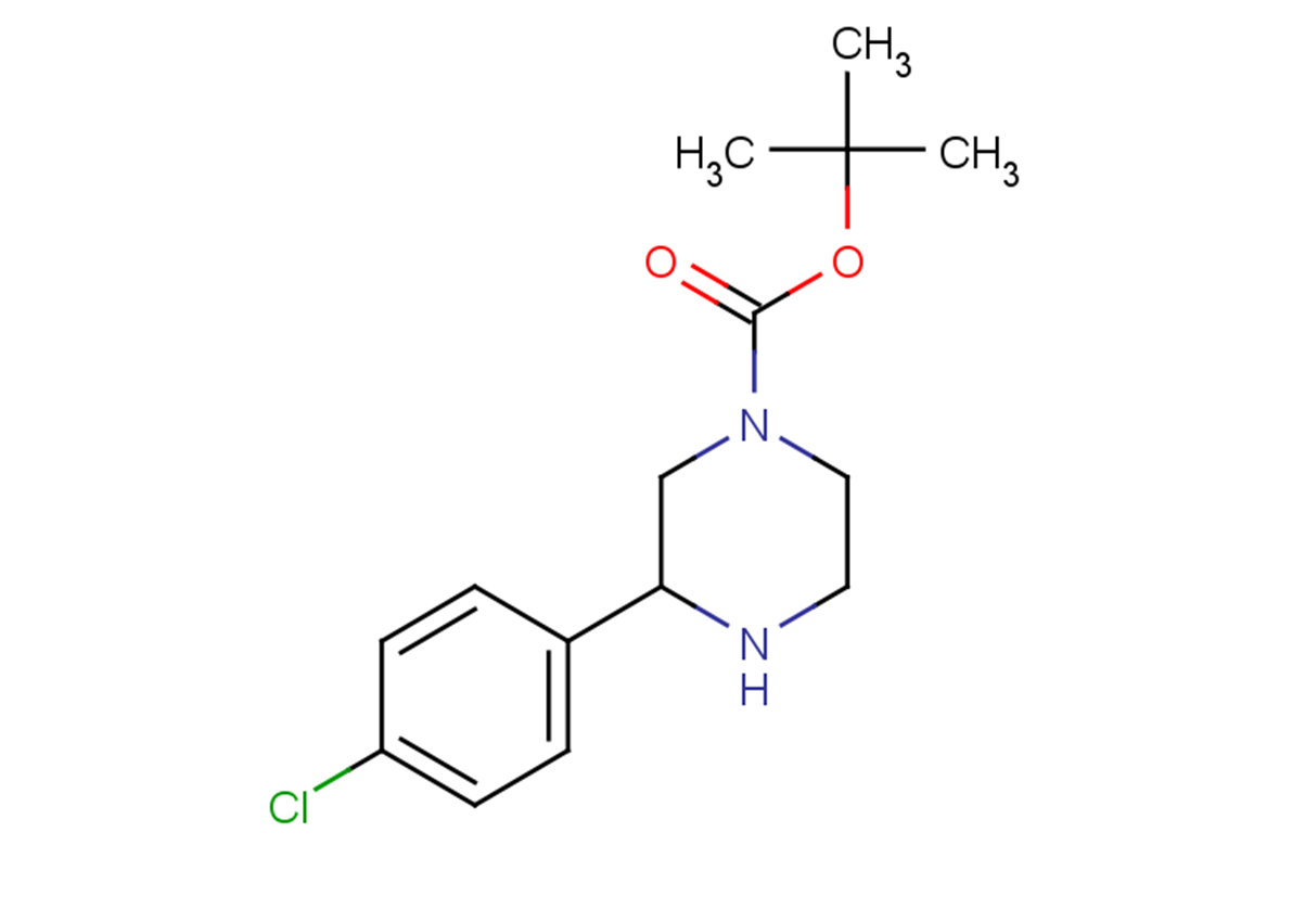 tert-butyl 3-(4-chlorophenyl)piperazine-1-carboxylate