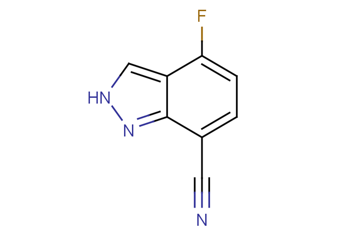 4-fluoro-2H-indazole-7-carbonitrile