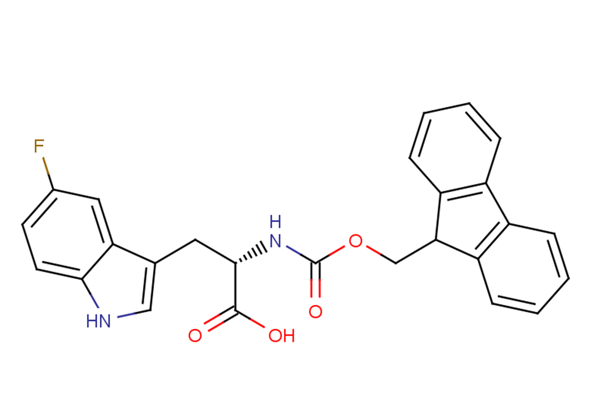 (2S)-2-{[(9H-fluoren-9-ylmethoxy)carbonyl]amino}-3-(5-fluoro-1H-indol-3-yl)propanoic acid