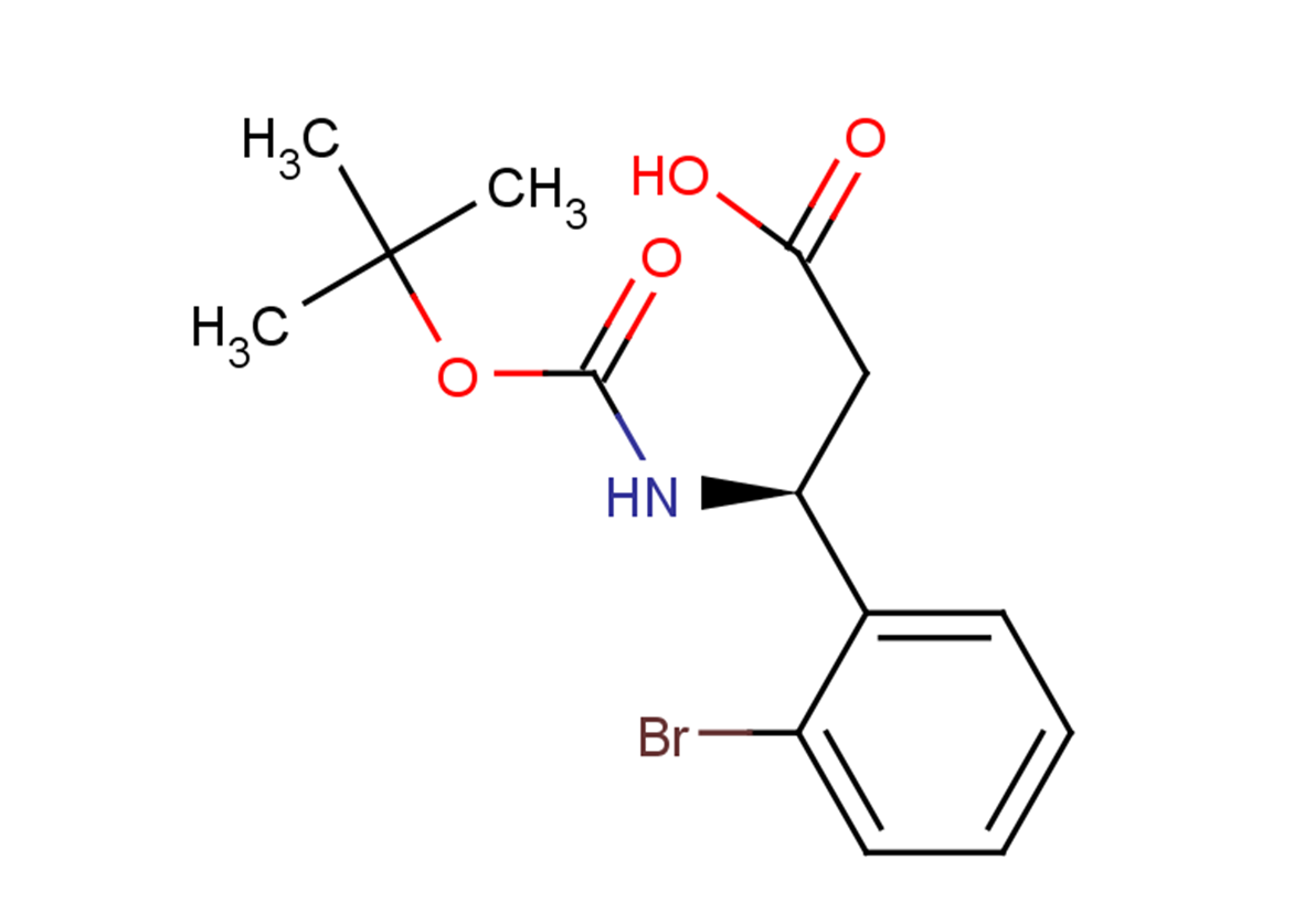(3S)-3-(2-bromophenyl)-3-{[(tert-butoxy)carbonyl]amino}propanoic acid