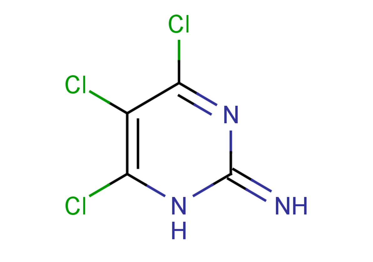 4,5,6-trichloro-1,2-dihydropyrimidin-2-imine