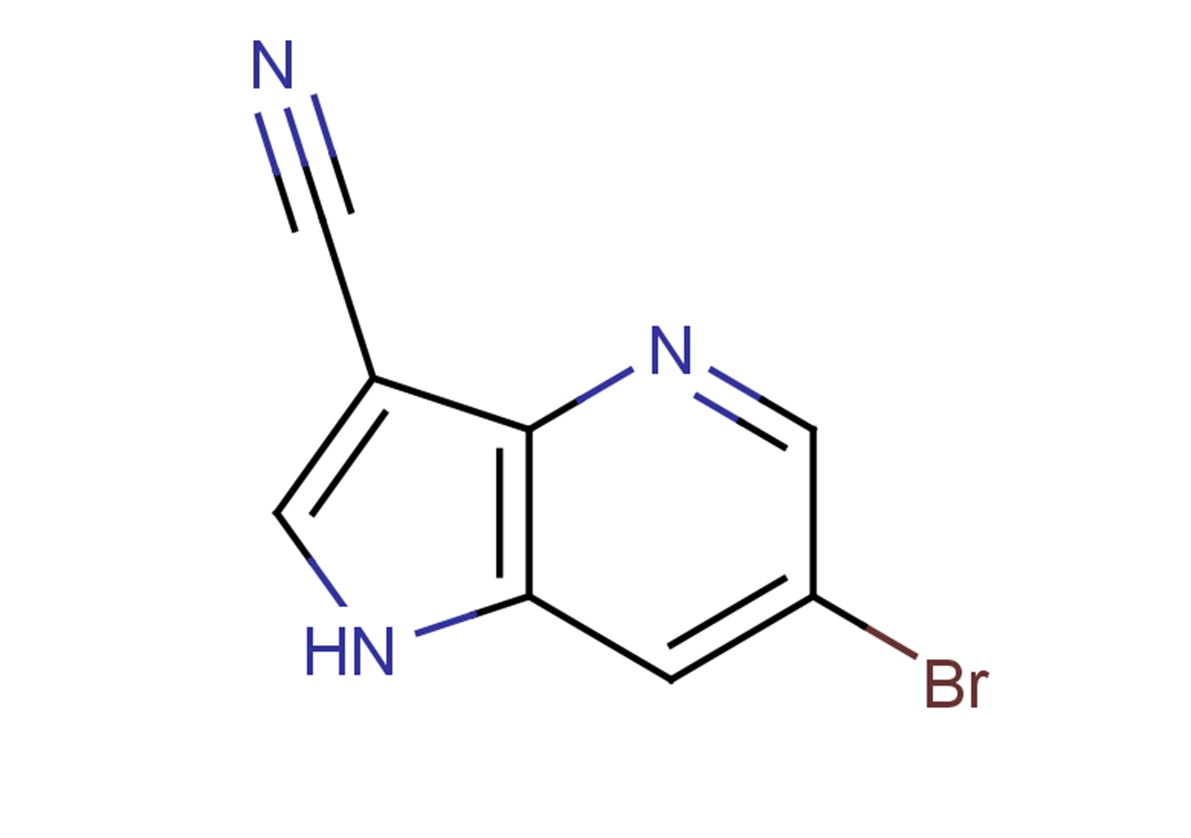 6-bromo-1H-pyrrolo[3,2-b]pyridine-3-carbonitrile
