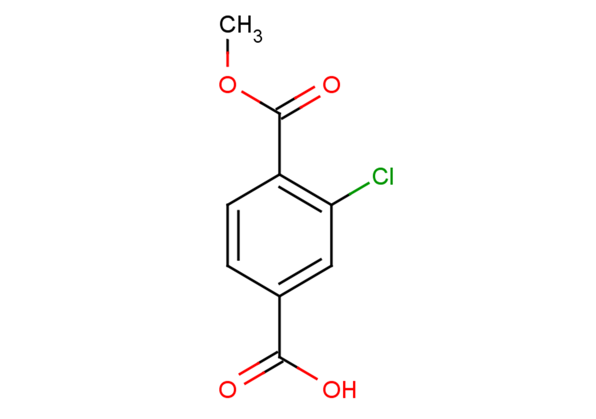3-chloro-4-(methoxycarbonyl)benzoic acid