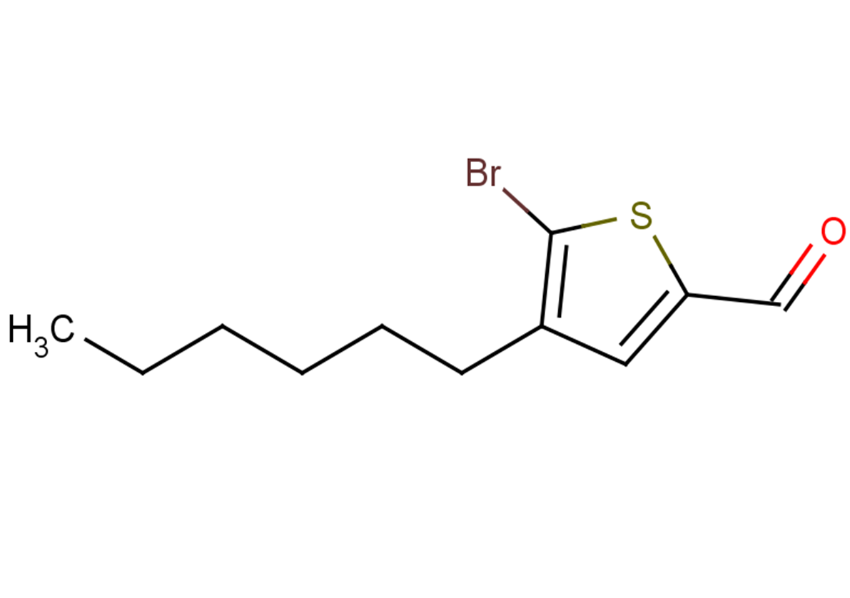 5-bromo-4-hexylthiophene-2-carbaldehyde