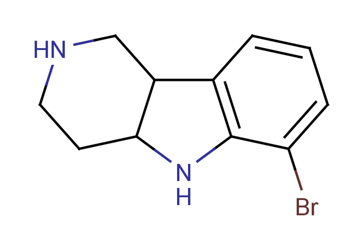 6-bromo-1H,2H,3H,4H,4aH,5H,9bH-pyrido[4,3-b]indole