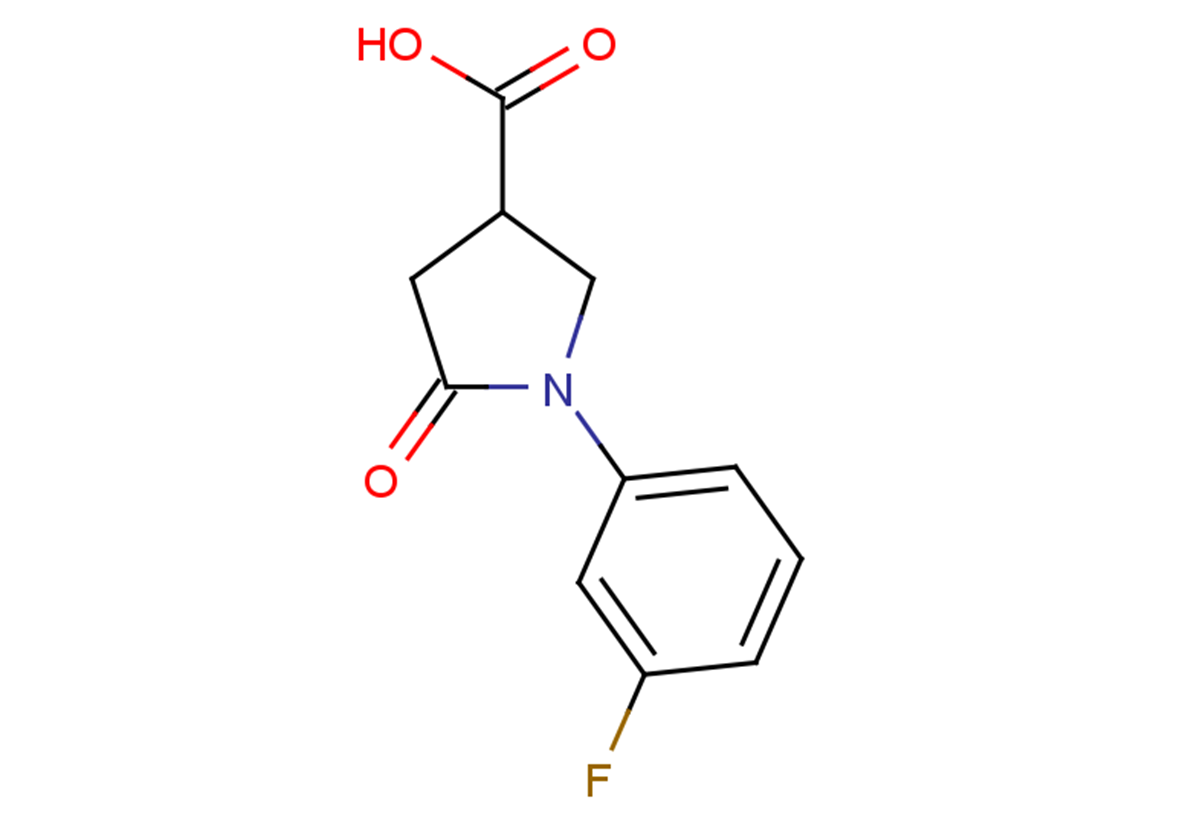 1-(3-fluorophenyl)-5-oxopyrrolidine-3-carboxylic acid