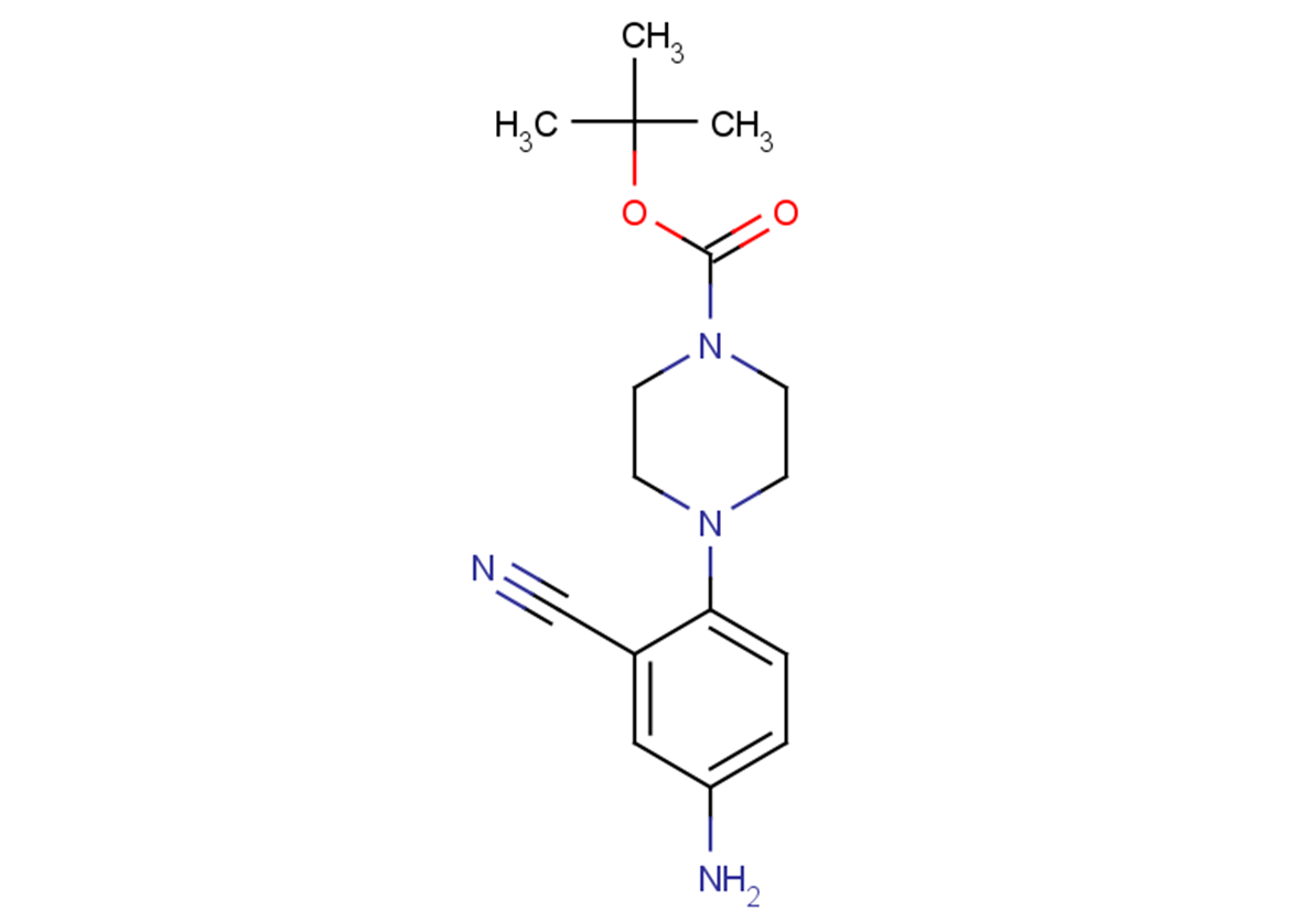 tert-butyl 4-(4-amino-2-cyanophenyl)piperazine-1-carboxylate