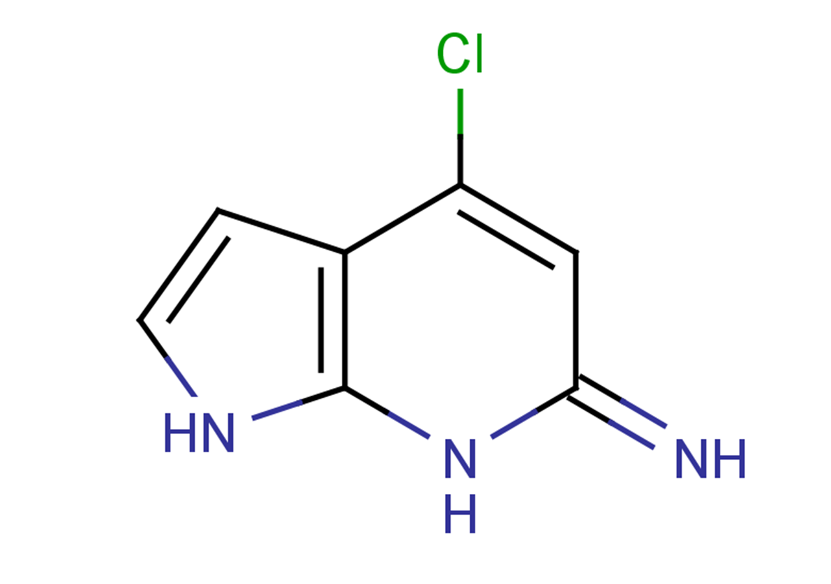 4-chloro-1H,2H,7H-pyrrolo[2,3-b]pyridin-2-imine