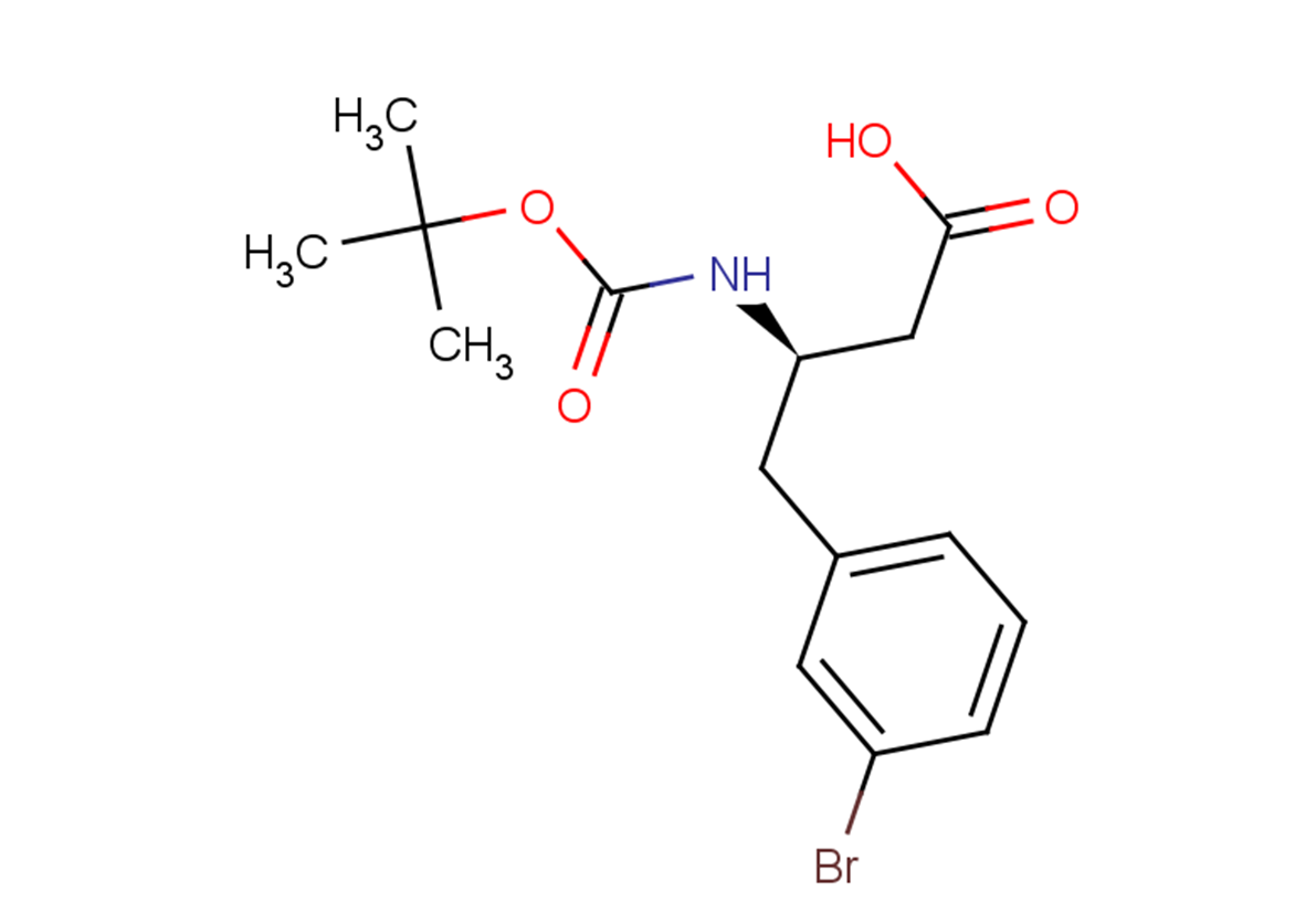 (3R)-4-(3-bromophenyl)-3-{[(tert-butoxy)carbonyl]amino}butanoic acid