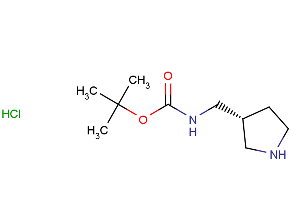 tert-butyl N-[(3R)-pyrrolidin-3-ylmethyl]carbamate hydrochloride
