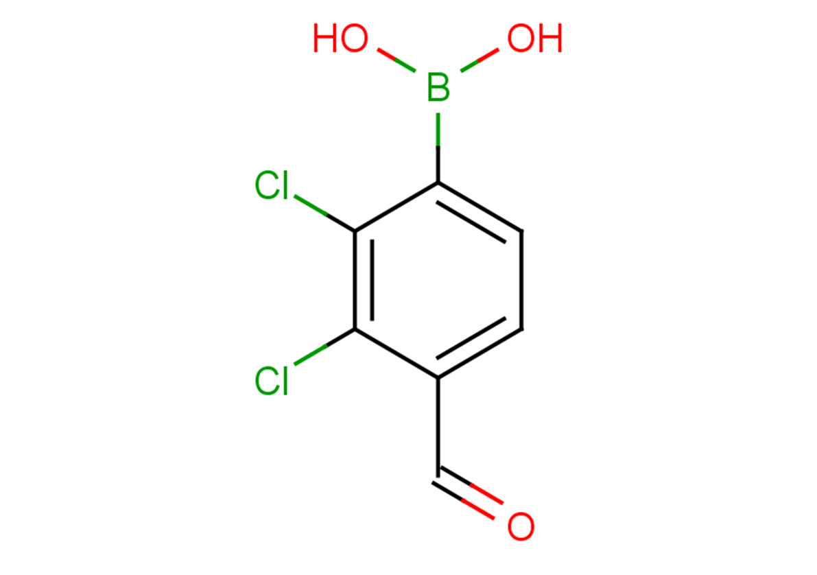 2,3-dichloro-4-(dihydroxyboranyl)benzaldehyde