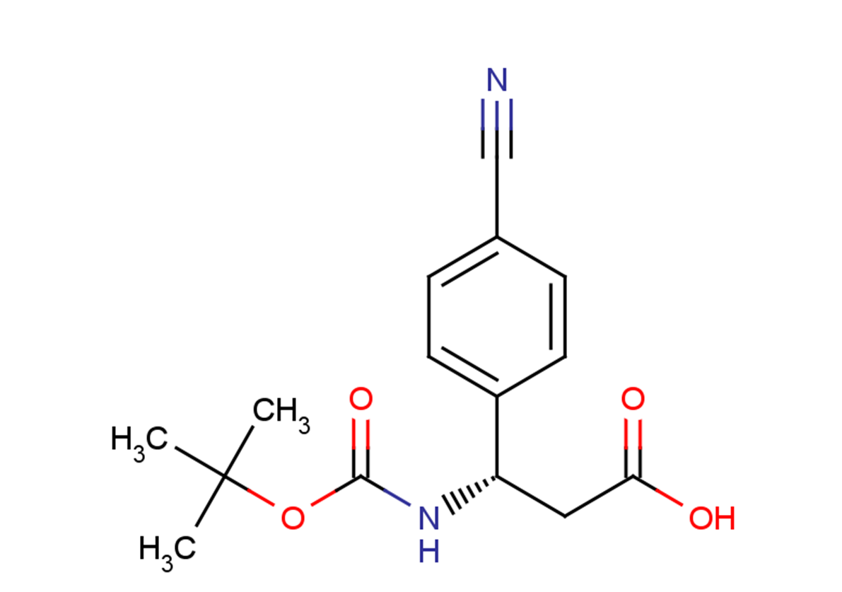 (3S)-3-{[(tert-butoxy)carbonyl]amino}-3-(4-cyanophenyl)propanoic acid