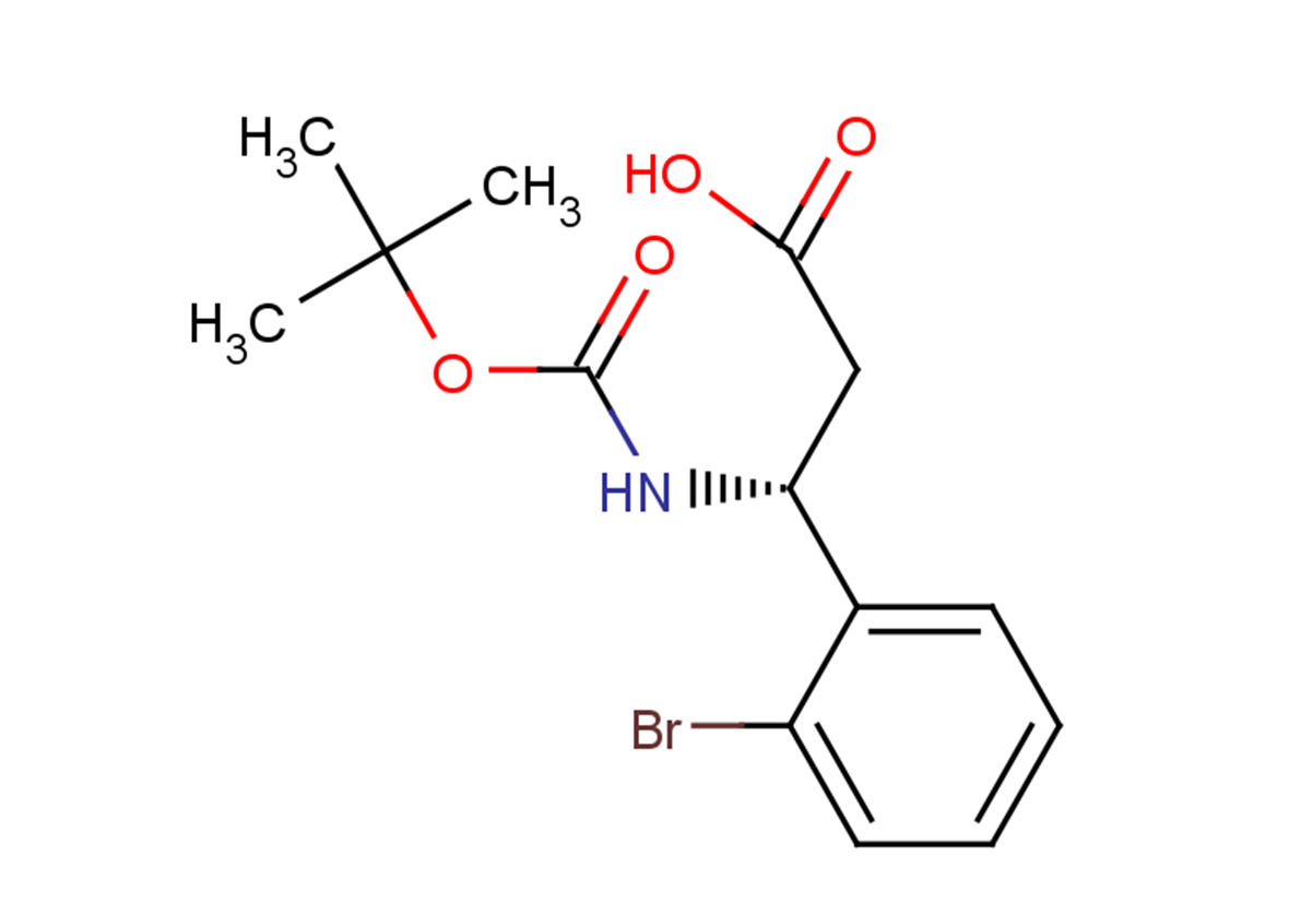 (3R)-3-(2-bromophenyl)-3-{[(tert-butoxy)carbonyl]amino}propanoic acid