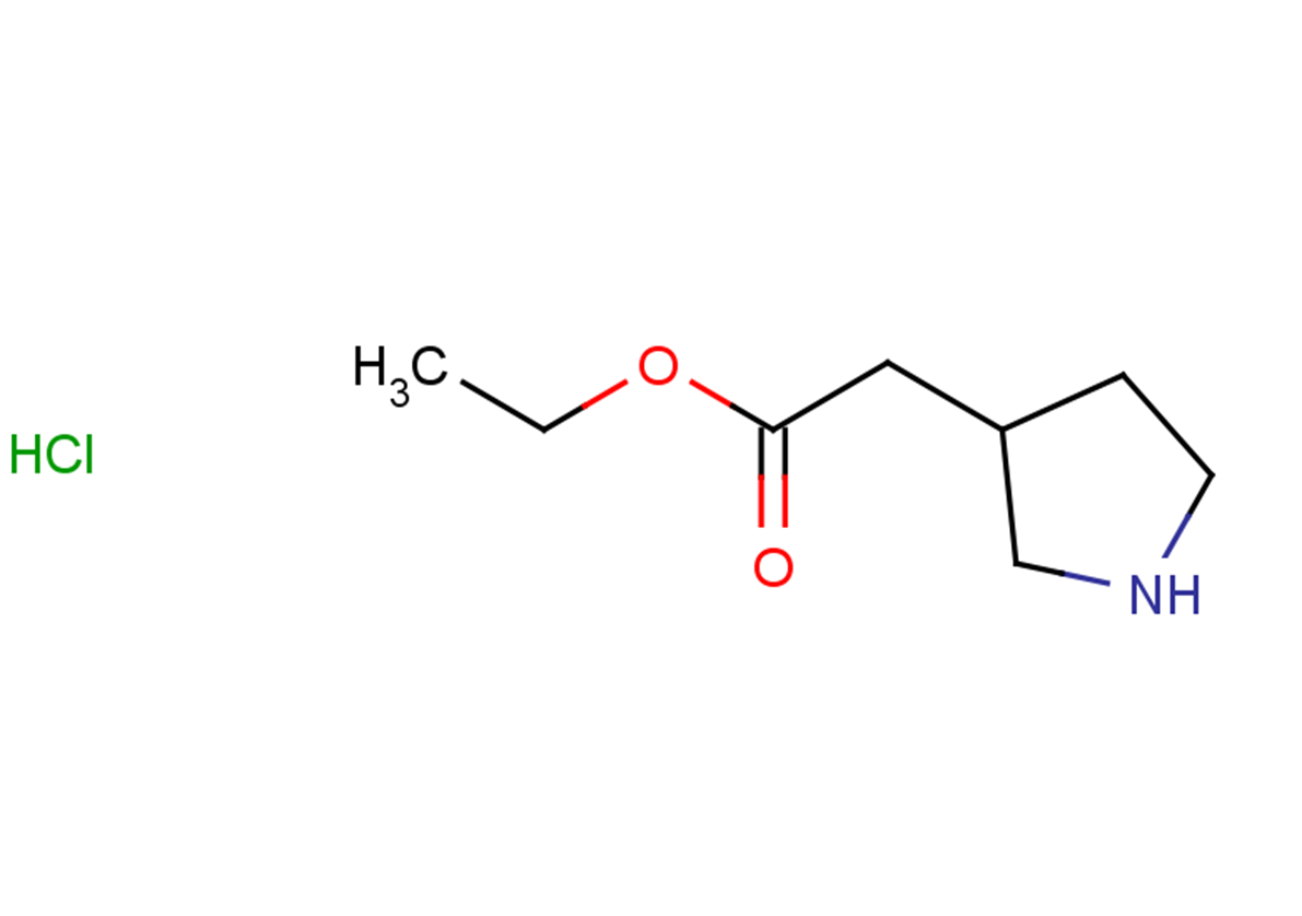 ethyl 2-(pyrrolidin-3-yl)acetate hydrochloride