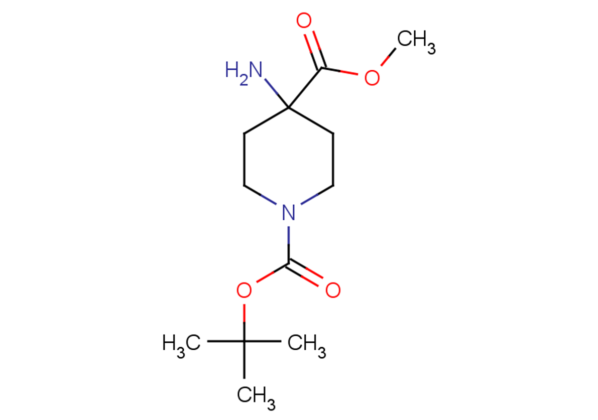 1-tert-butyl 4-methyl 4-aminopiperidine-1,4-dicarboxylate