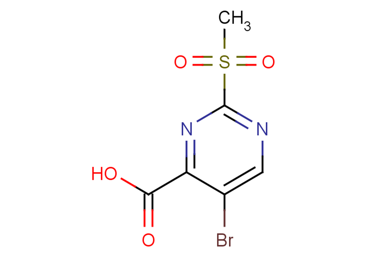 5-bromo-2-methanesulfonylpyrimidine-4-carboxylic acid