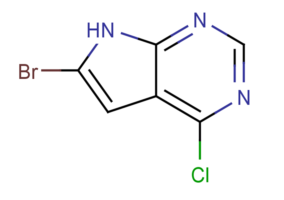 6-bromo-4-chloro-7H-pyrrolo[2,3-d]pyrimidine