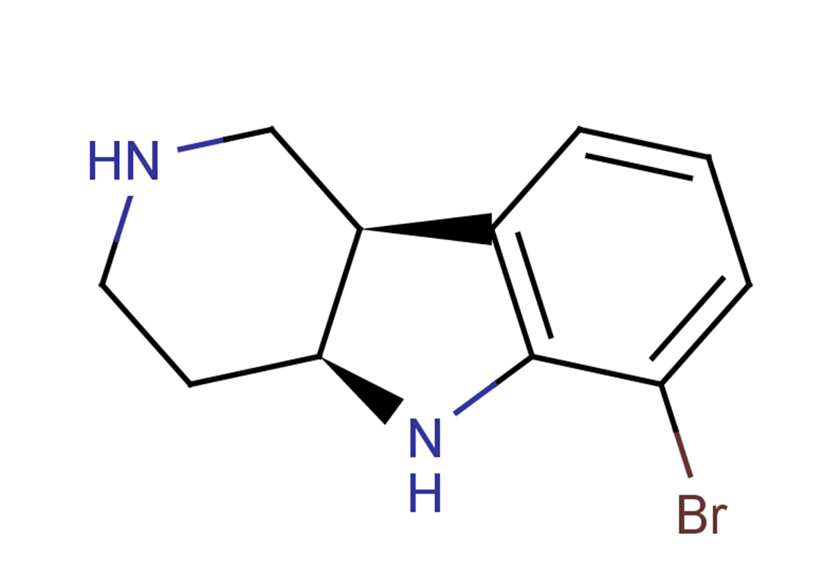 (4aS,9bR)-6-bromo-1H,2H,3H,4H,4aH,5H,9bH-pyrido[4,3-b]indole
