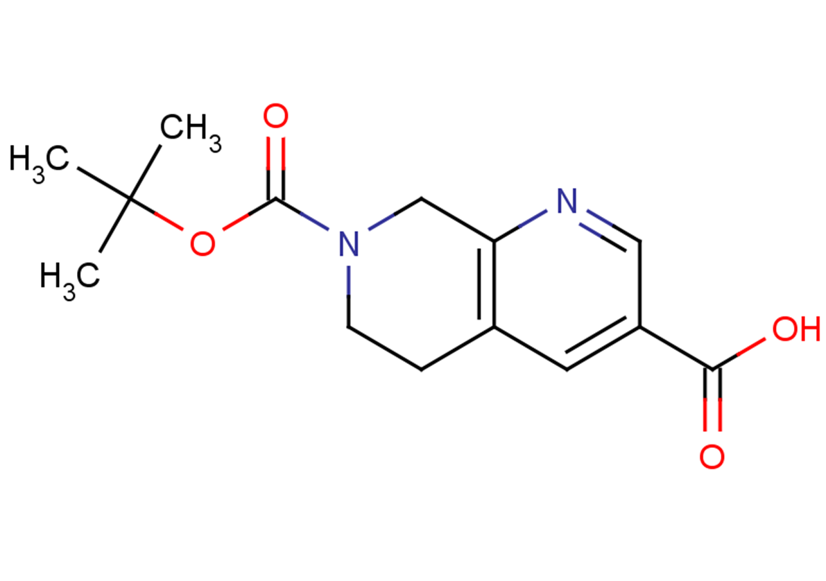 7-[(tert-butoxy)carbonyl]-5,6,7,8-tetrahydro-1,7-naphthyridine-3-carboxylic acid