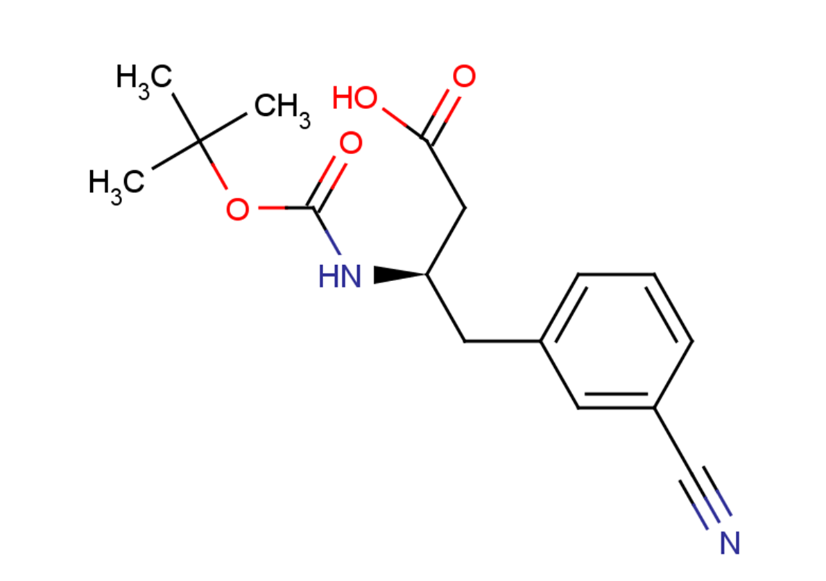 (3R)-3-{[(tert-butoxy)carbonyl]amino}-4-(3-cyanophenyl)butanoic acid