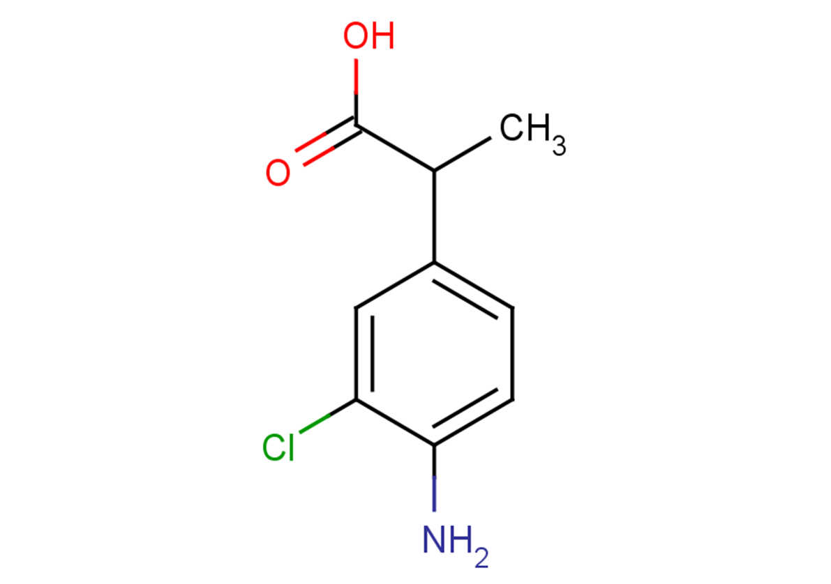 2-(4-amino-3-chlorophenyl)propanoic acid