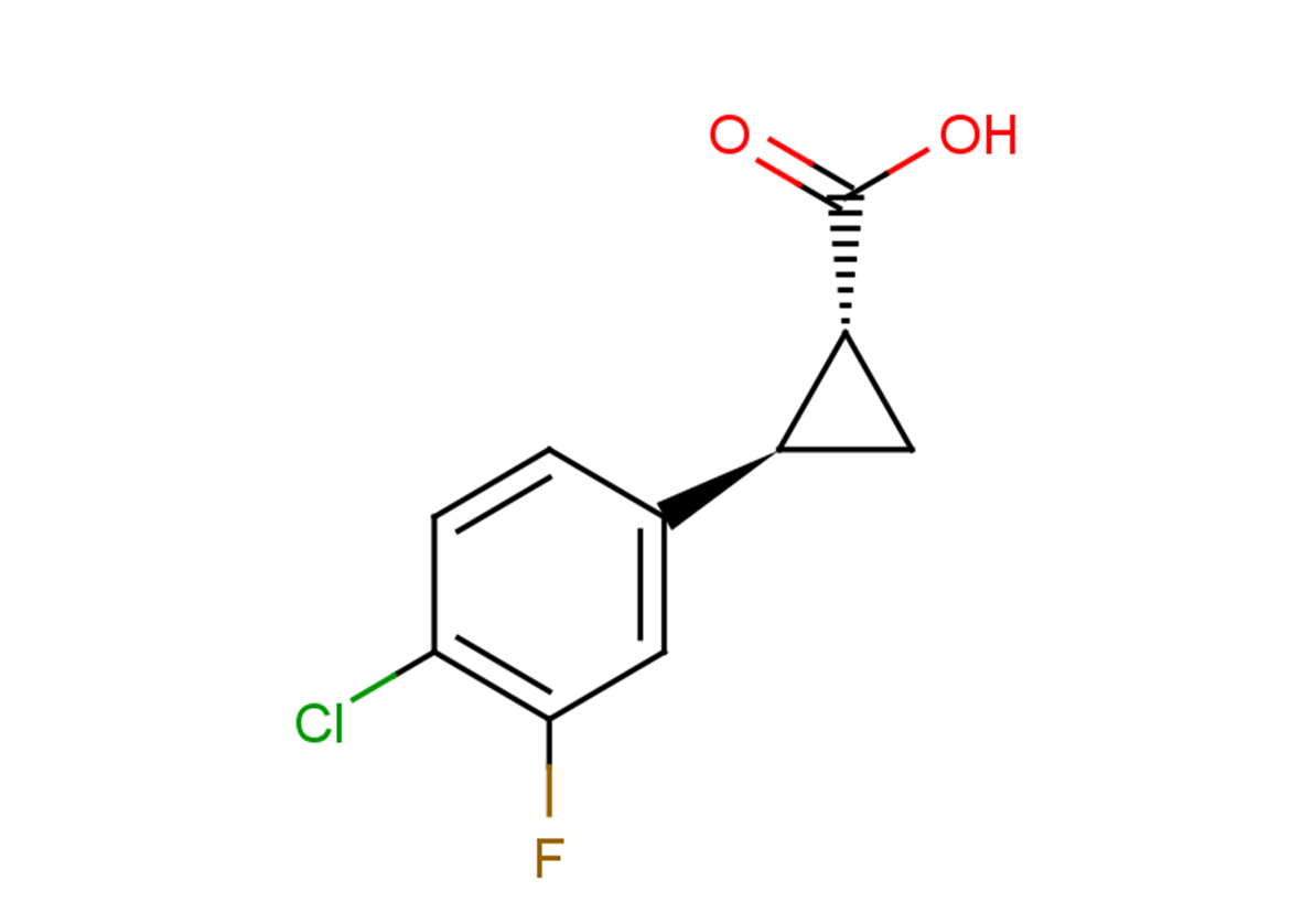 (1R,2R)-2-(4-chloro-3-fluorophenyl)cyclopropane-1-carboxylic acid