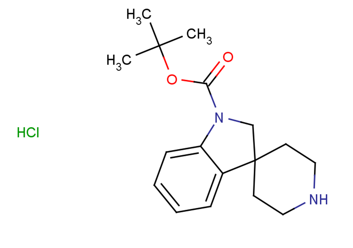tert-butyl 1,2-dihydrospiro[indole-3,4'-piperidine]-1-carboxylate hydrochloride