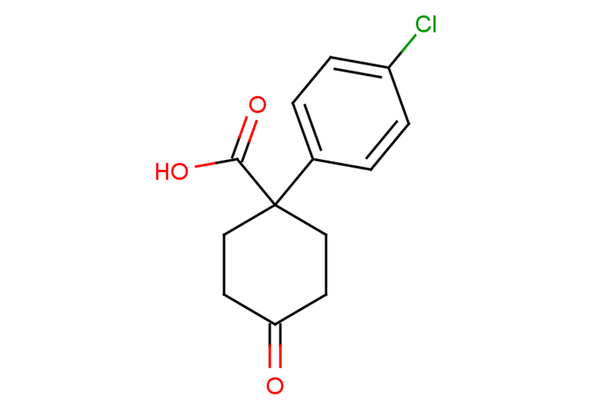 1-(4-chlorophenyl)-4-oxocyclohexane-1-carboxylic acid