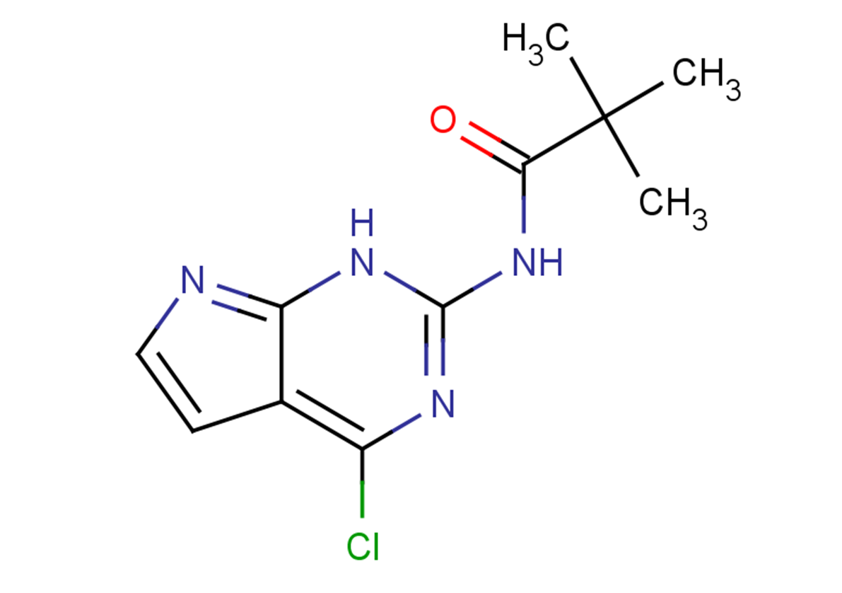 N-{4-chloro-1H-pyrrolo[2,3-d]pyrimidin-2-yl}-2,2-dimethylpropanamide