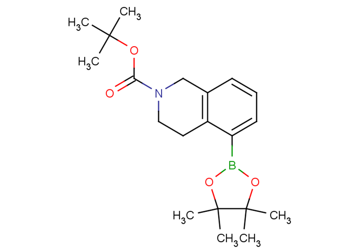 tert-butyl 5-(4,4,5,5-tetramethyl-1,3,2-dioxaborolan-2-yl)-1,2,3,4-tetrahydroisoquinoline-2-carboxylate
