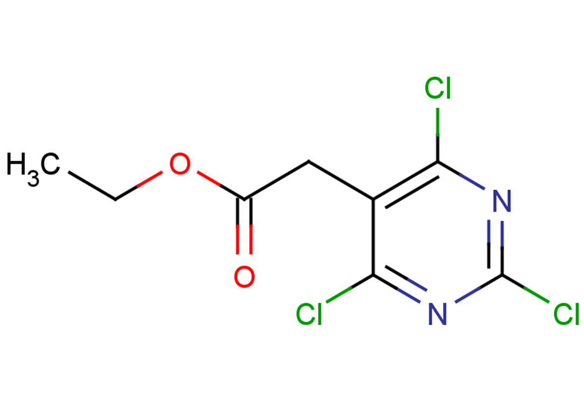 ethyl 2-(2,4,6-trichloropyrimidin-5-yl)acetate
