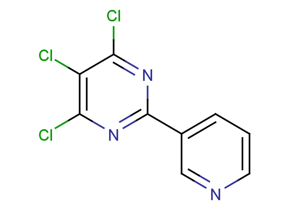 4,5,6-trichloro-2-(pyridin-3-yl)pyrimidine