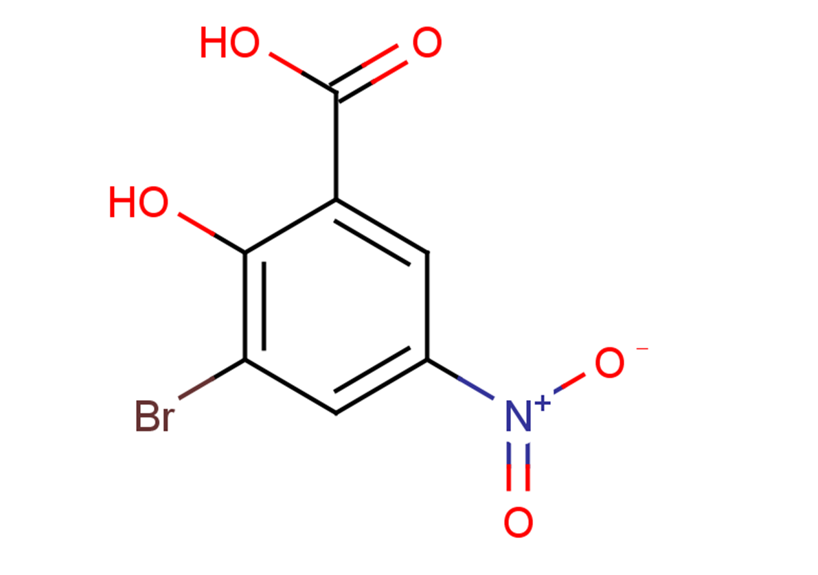 3-bromo-2-hydroxy-5-nitrobenzoic acid