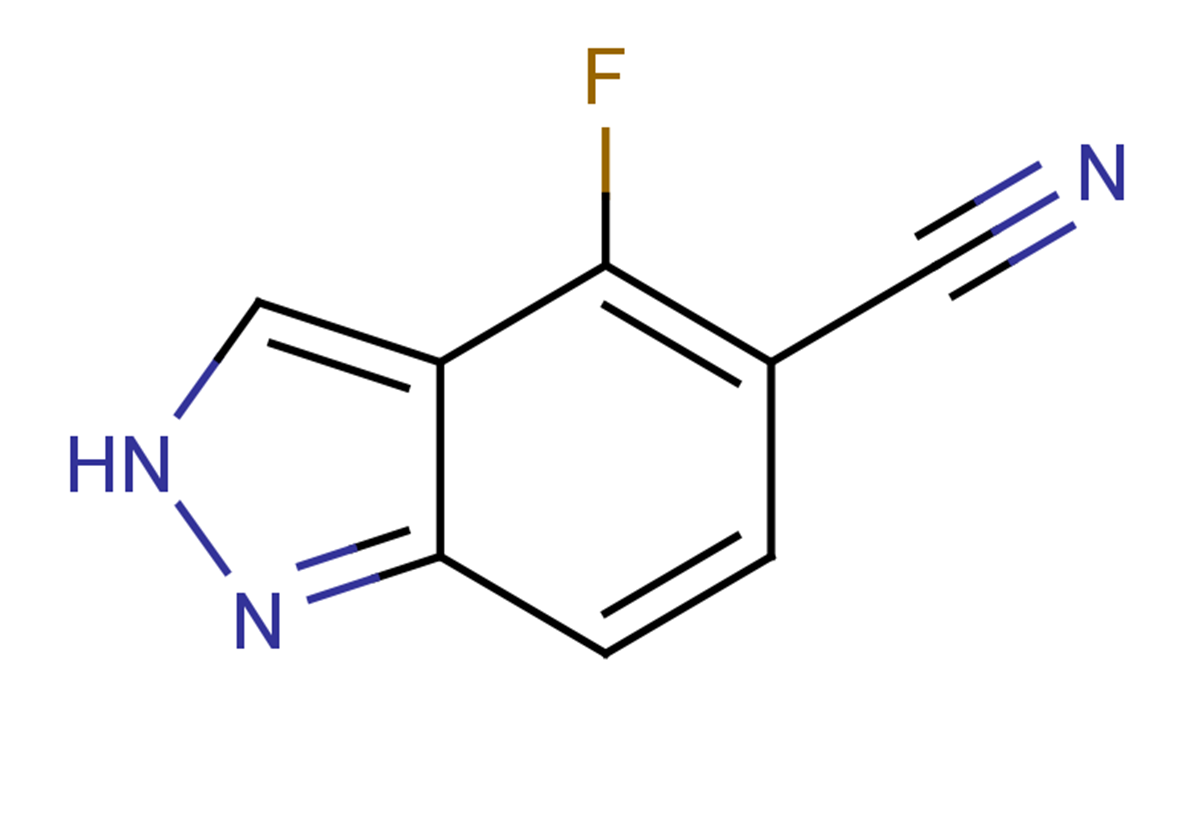 4-fluoro-2H-indazole-5-carbonitrile