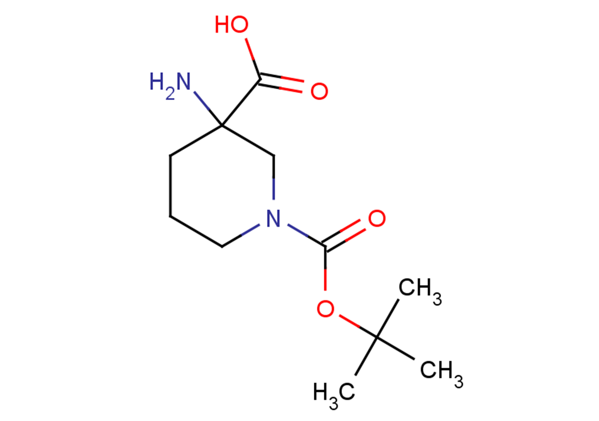 3-amino-1-[(tert-butoxy)carbonyl]piperidine-3-carboxylic acid