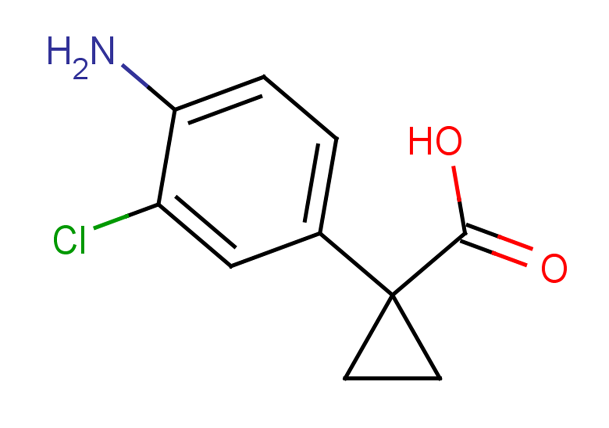 1-(4-amino-3-chlorophenyl)cyclopropane-1-carboxylic acid