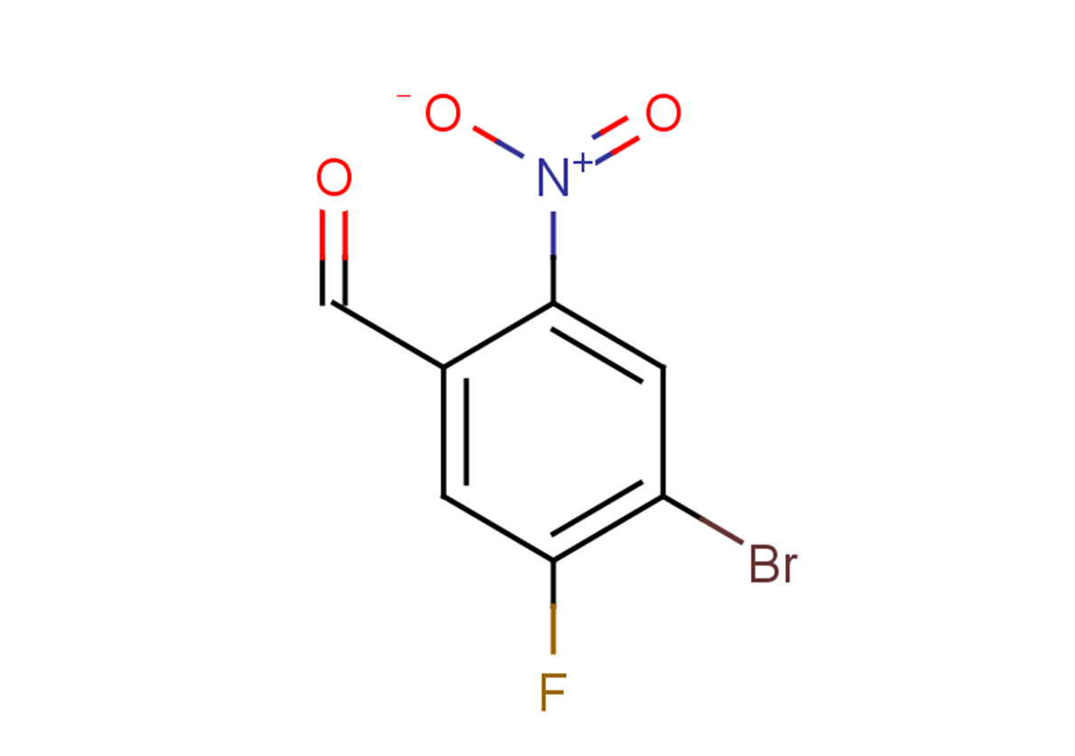 4-bromo-5-fluoro-2-nitrobenzaldehyde